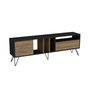 Hanah Home Mistico (180) - Soporte para TV Nogal y Negro